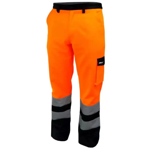 PANTALONI DE PROTECȚIE DEDRA BH81SP2-LD, REFLECTIV, MĂRIME LD, PORTOCALII