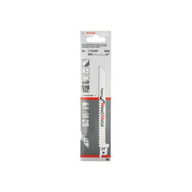 Pânză de ferăstrău Bosch pentru metal 150 mm 5 buc