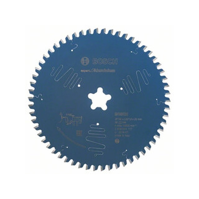 Pânză de ferăstrău circular Bosch 190 x 20 mm | numărul de dinți: 58 db | latime de taiere: 2,6 mm