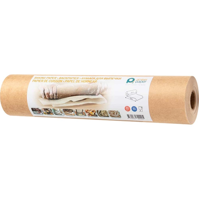 Papel de hornear, siliconado, en rollo, L 100 m