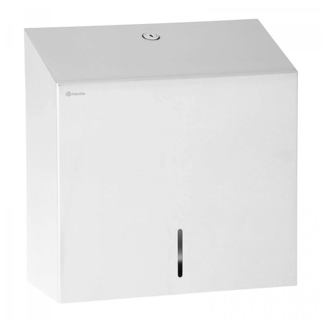 Paper towel dispenser - 500 pcs - stainless steel MERIDA 10290011 ASM101