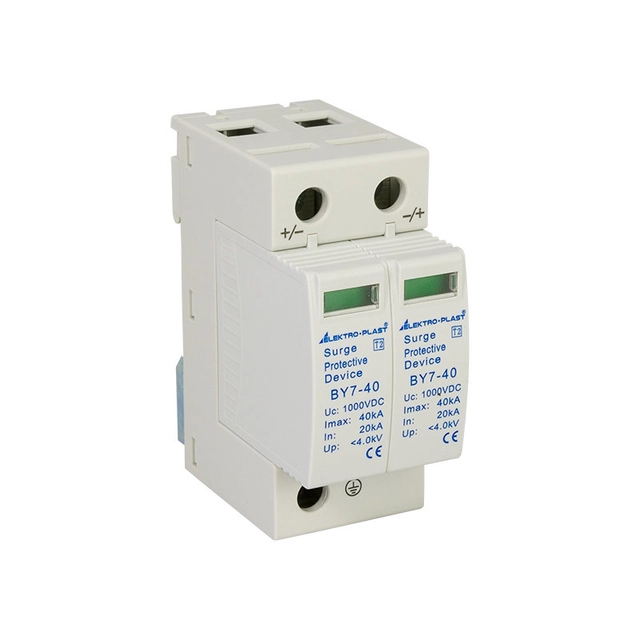 Parafoudre PV 2P (T2 DC) 1000VDC BY7-40/2-1000