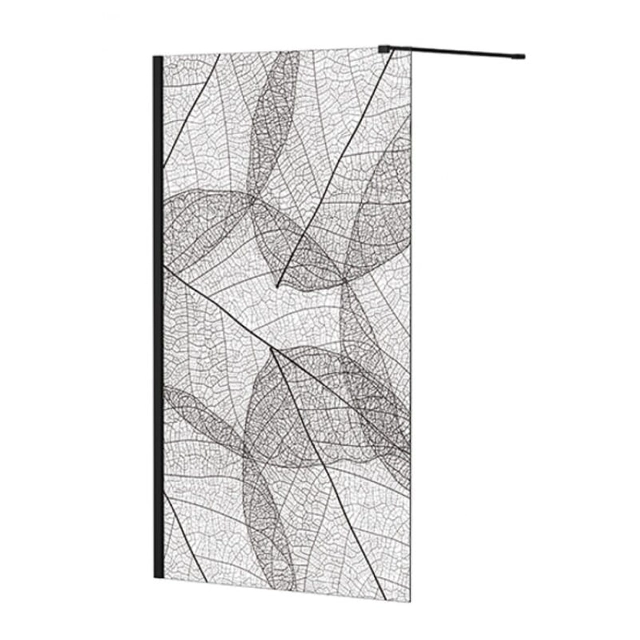 Parede de chuveiro Besco Leafy Walk In 120x200 cm - DESCONTO adicional 5% com código BESCO5