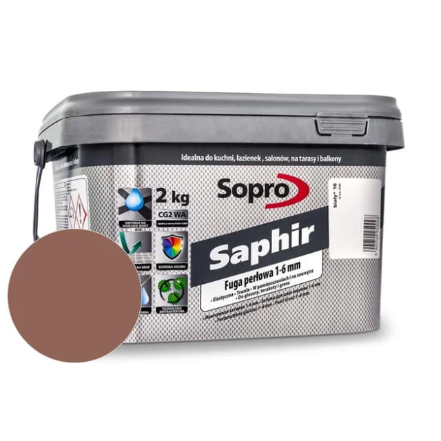 Pärlfog 1-6 mm Sopro Saphir kola (57) 2 kg
