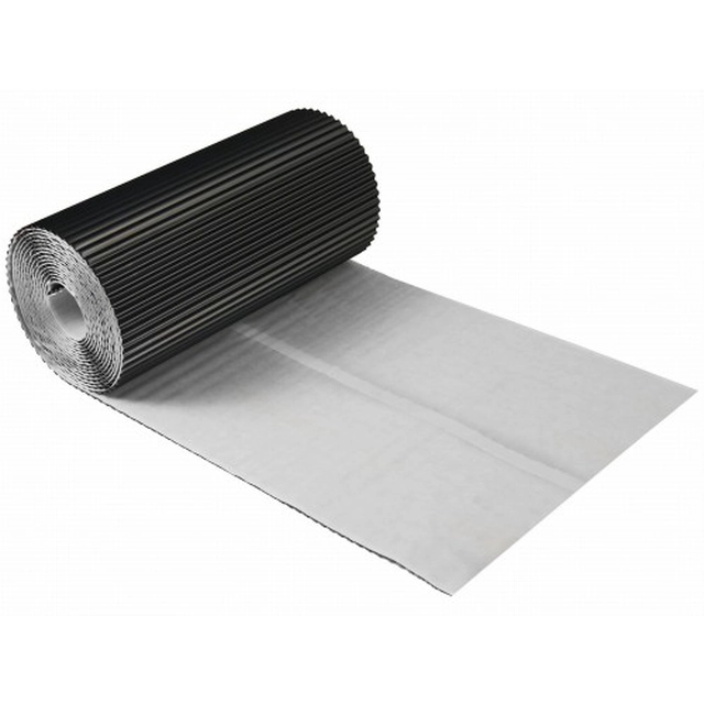 PAROTEC aluminium afdichtband voor schoorsteen 2D geplooid 5mb zwart