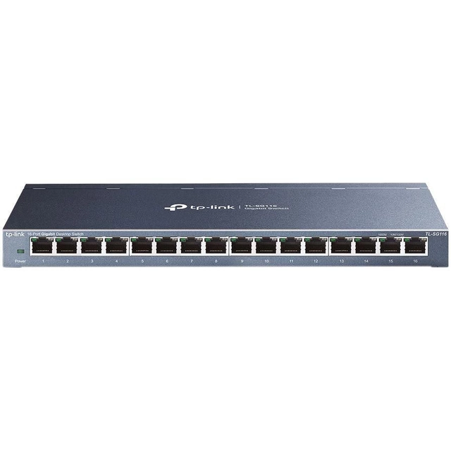 Pārslēgt 16 portus 8000 MAC 32 Gbps TP-Link — TL-SG116