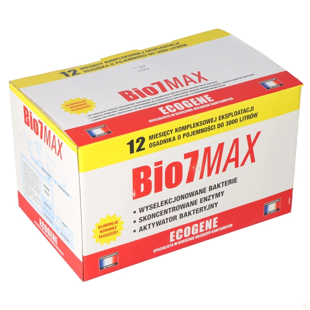 Paruošimas BIO7 MAX 12m-cy EKSPLOATACINIS RIEBALŲ SKILDYMAS (12X80G ENTRETIEN,12X80G FATS) naujakuriams