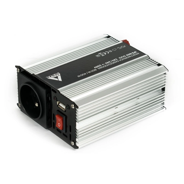 Pārveidotājs 12/24-> 230V AZO POLSKA IPS-800 DUO Invertors, pārveidotājs