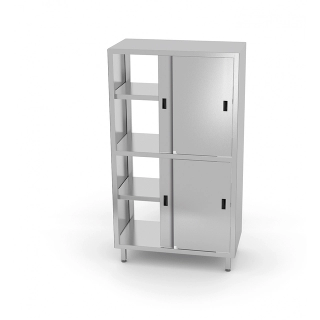 Pass-through cabinet with a partition 120x70x200, sliding door | Polgast