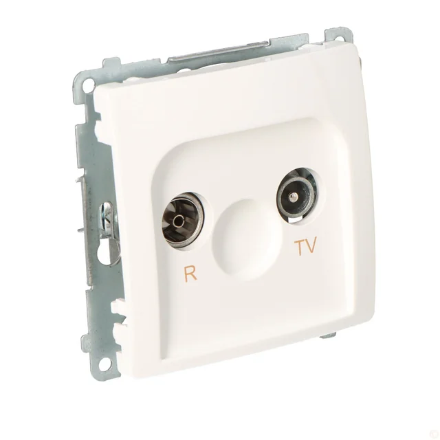 Pass-through RTV socket 10db BMZAP10/1.01/11 Basic white module