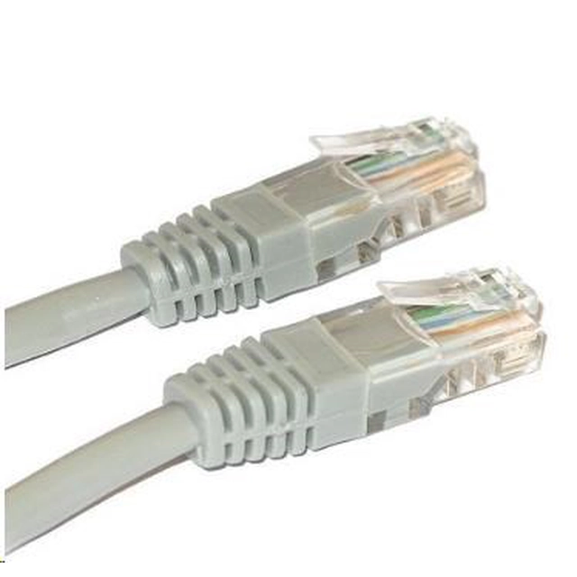 Patch kabel Cat5E, UTP - 2m, šedý