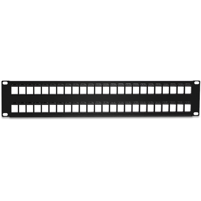 Patch Panel 48 portas keystone em branco 2U - TRENDnet TC-KP48