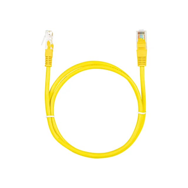 PATCHCORD UTP kapcsolat 1,0m sárga