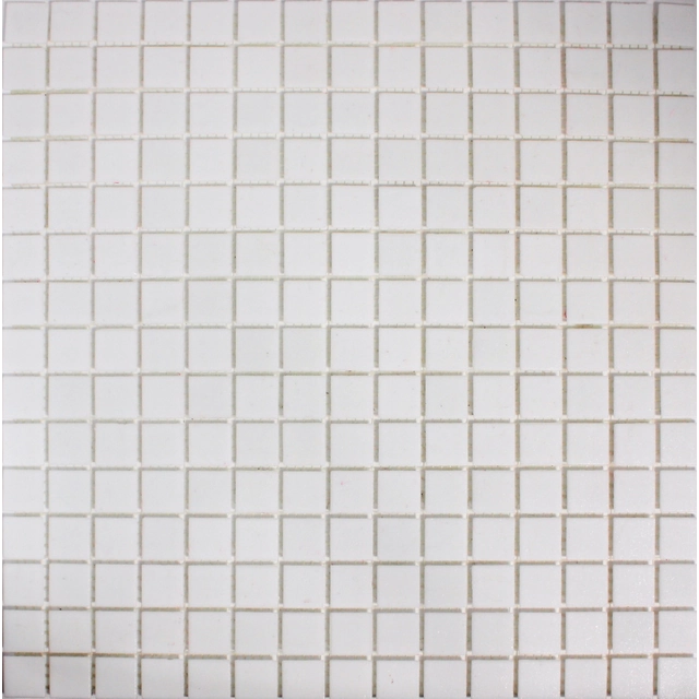 PAVEMOSA Skleněná mozaika bílá bazénová