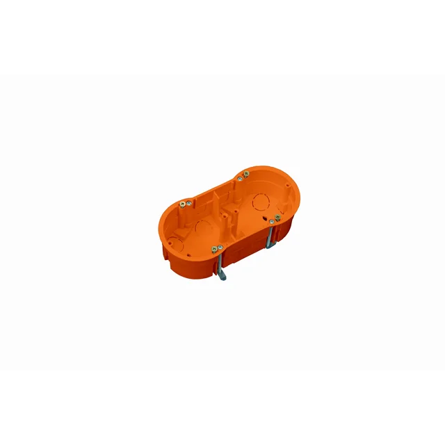 Pawbol įleidžiama montavimo dėžutė PK 60x2 GK plokštėms, giliai A.0010P oranžinė