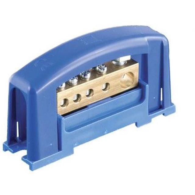 Pawbol Protective clamp 1x25, 4x10 blue with cover for rail TH35 (E.4124P)