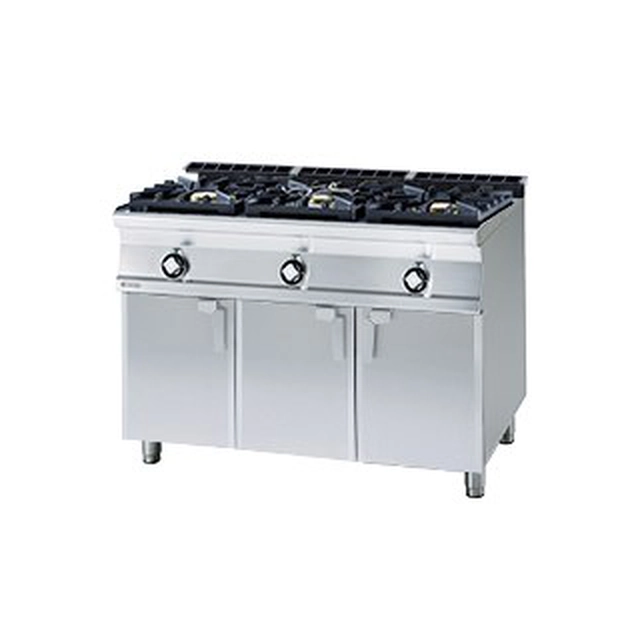 PC3- 712 G ﻿﻿Cuisinière à gaz avec meuble