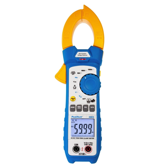 PeakTech 1665 1000A Digital Clamp Meter with temperature measurement
