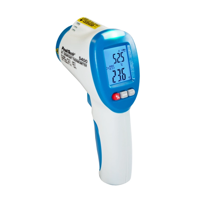 PeakTech 5400 laser temperature, humidity and dew point meter