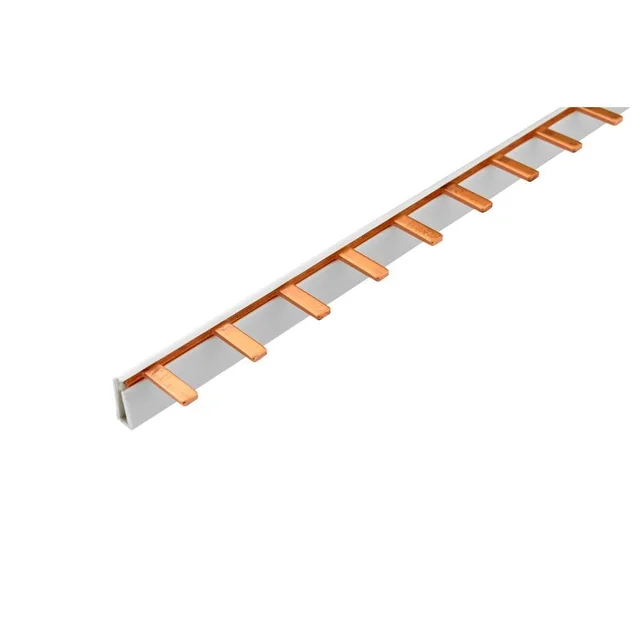 Peigne de jeu de barres à broches 1 pôle 12 modules 63A 210mm 10mm²