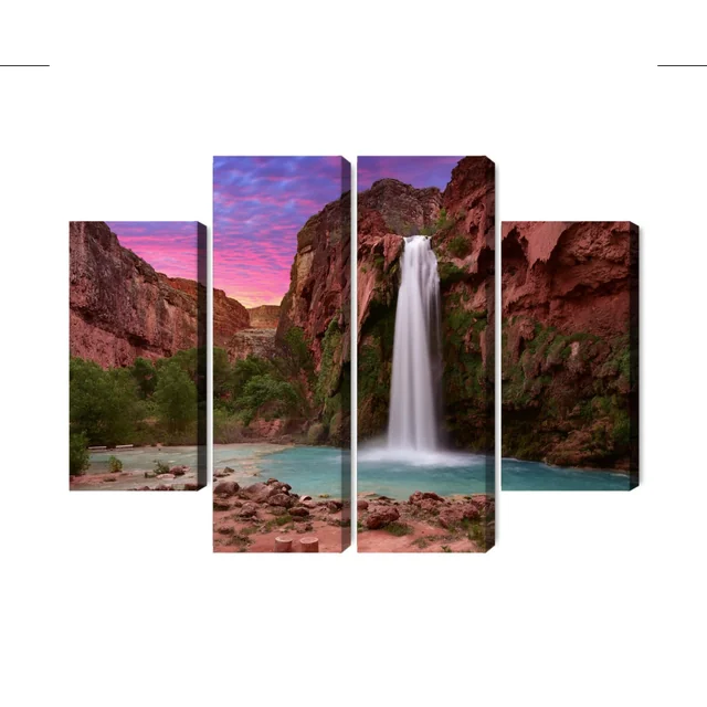 Peinture en plusieurs parties Chutes Havasupai