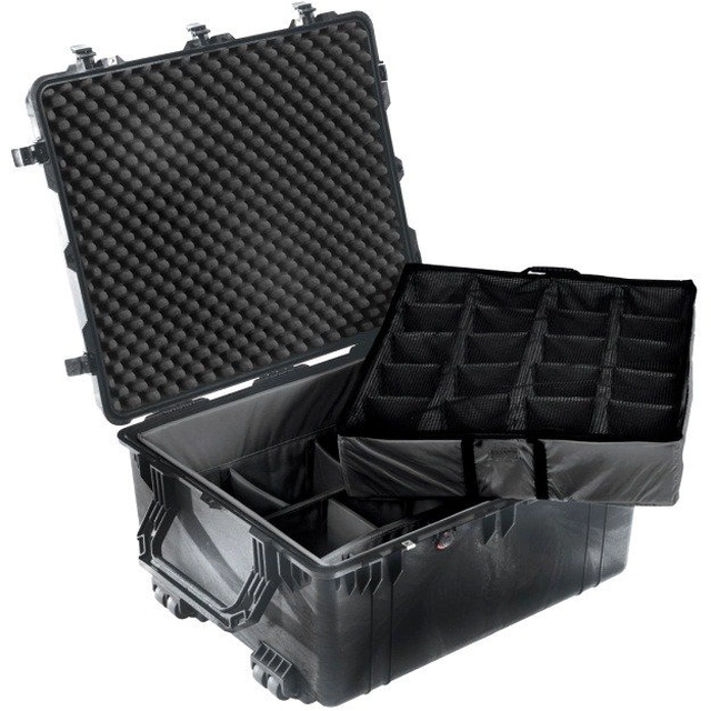Peli 1690 with compartments - waterproof, armored transport box