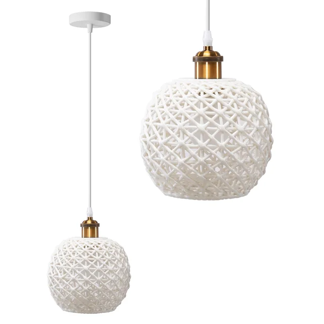 Pendant lamp APP1007-1CP O White