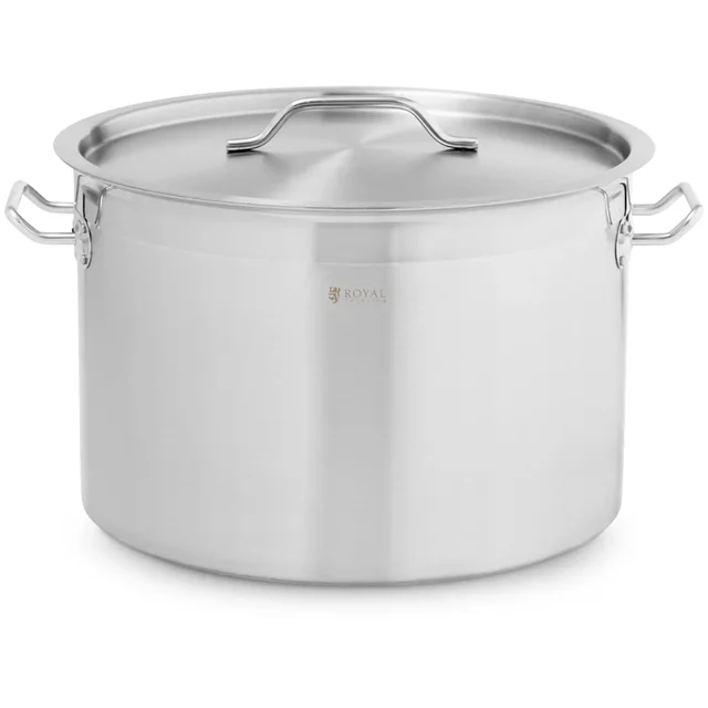 Pentola 23L in acciaio inox con coperchio | RC-SSP23