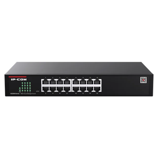 Перемикач 16 x RJ45 Gigabit, Cloud Management - IP-COM G2216D