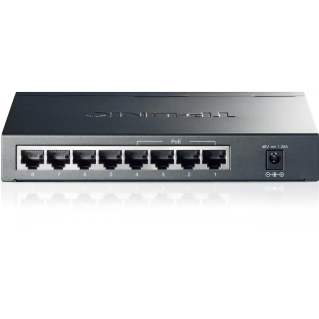 Перемикач 4 портів PoE 4000 MAC 1000 Мбіт/с TP-Link - TL-SG1008P