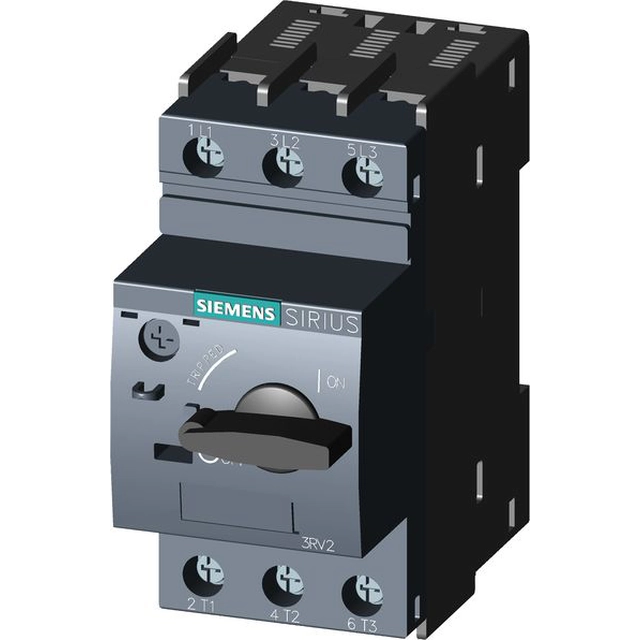 Перемикач двигуна Siemens 3P 0,55kW 1,1-1,6A S00 (3RV2011-1AA10)