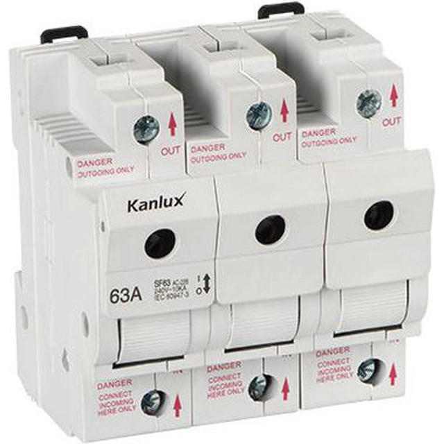 Перемикач запобіжника Kanlux 63A KSF02-63-3P (23343)