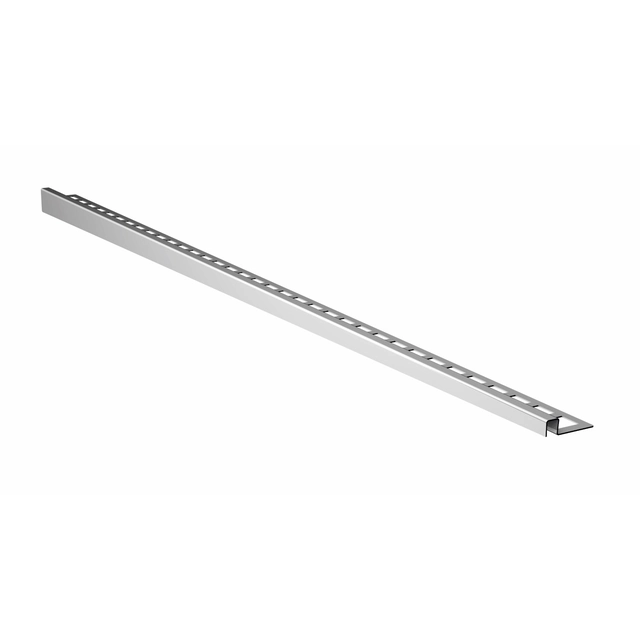 Perfil ACO ShowerStep, metal mate, 1490/15/36 mm, izquierda