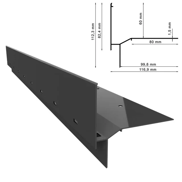 Perfil alero Renoplast W60