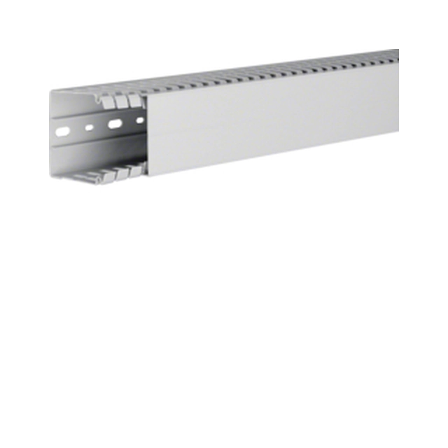 Perforated cable tray Hager HA760060 Grooved Perforated bottom Light gray