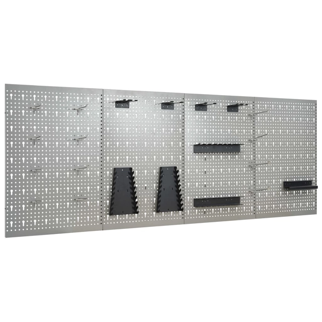 perforated wall panels,4 pcs,40x58 cm, steel