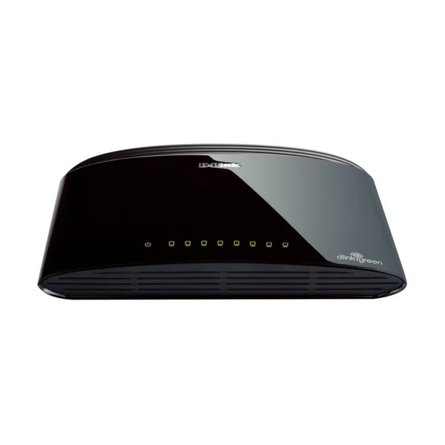 Perjungti D-Link 8 prievadus 1 Gbps 1024 MAC be valdymo – DES-1008D