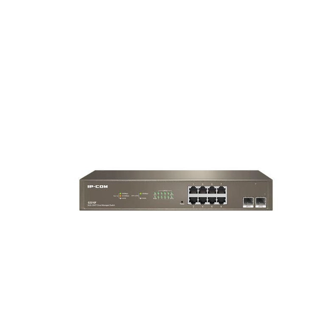 Perjungti IP-COM 8GE+2SFP + DEBESIS TVARDOMAS G3310F