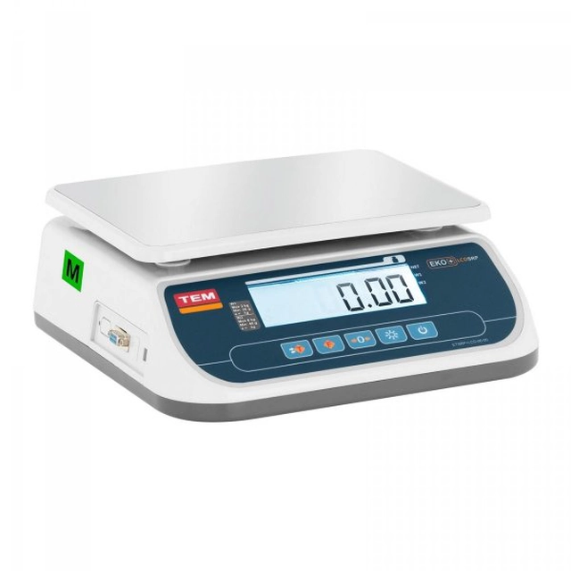 Peso de la tienda - 6 kg / 2 g - 21 x 28 cm - Verificación TEM 10200016 TSRP+LCD06T-B1