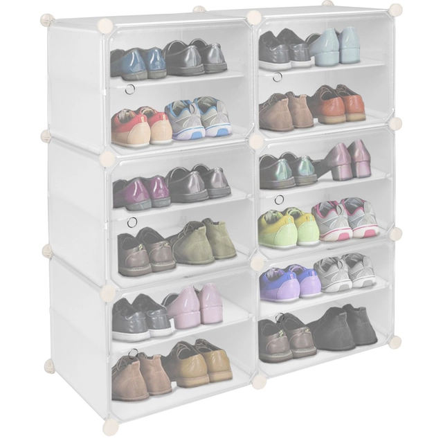 PETRA modular shoe cabinet white