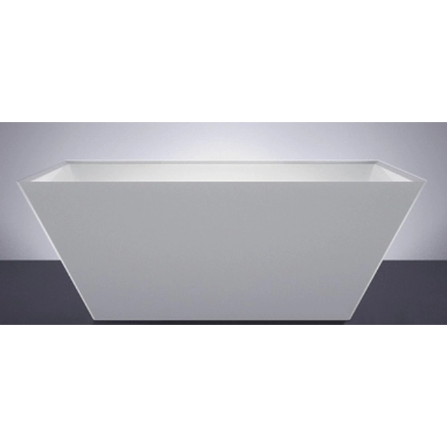 Πέτρινο μπάνιο Vispool Quadro, 175x80 λευκό