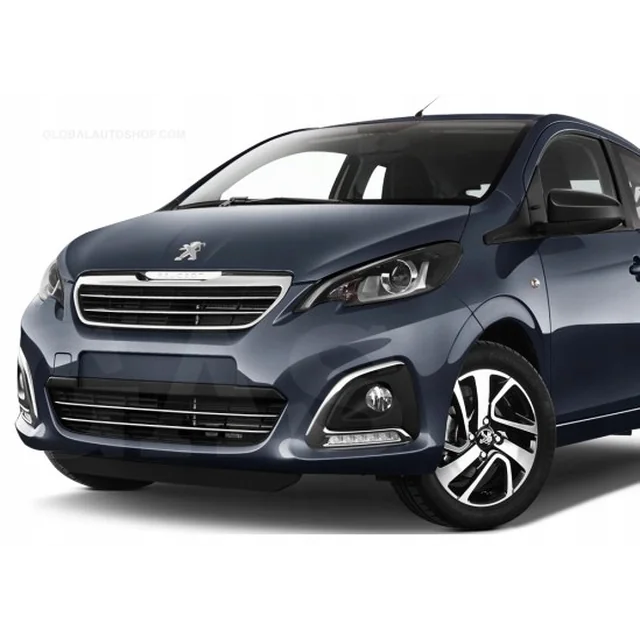 Peugeot 108 – chromuotos juostelės chromuotos grotelės manekeno buferio derinimas