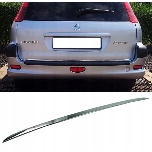 PEUGEOT 206 SW Kombi CHROME strip Chrome-plated hatch