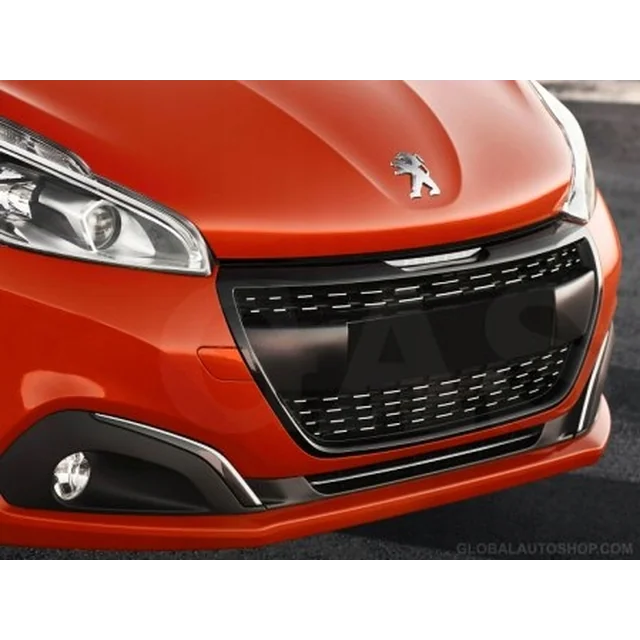 Peugeot 208 - Chrome Strips Chrome Grill Dummy Bumper Tuning