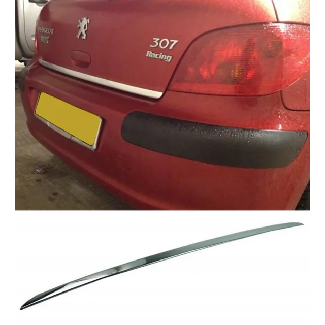 Peugeot 307 HB - CHROME STRIP Chrome-plated flap 3M