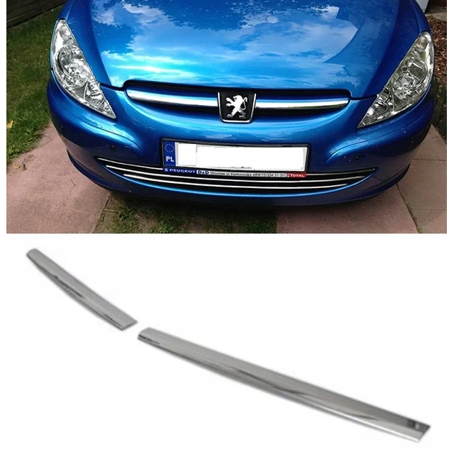 PEUGEOT 307 SW HB CHROME GRINTŲ JUOSTA Chromuota