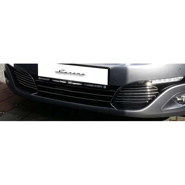 PEUGEOT 308 II Bandes CHROME sur la GRILLE factice Tuning