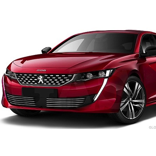 PEUGEOT 508 II - Bandes de calandre chromées factice