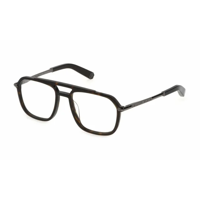PHILIPP PLEIN Мъжки рамки за очила VPP018M-540722-21G Кафяв ø 54 mm