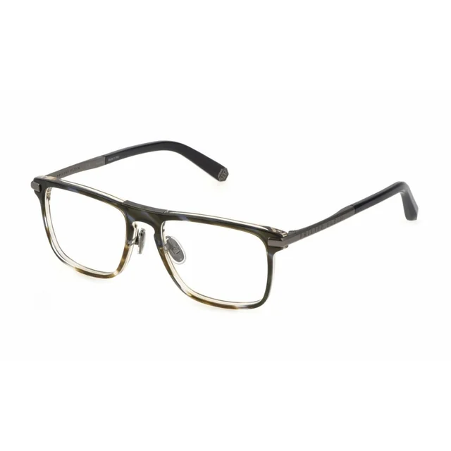 PHILIPP PLEIN Мъжки рамки за очила VPP019M-5309N3-21G Кафяви Ø 53 mm